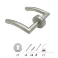 Door Handle Stainless Steel Simple Design Stainless Steel Interior Lever Door Handle Factory